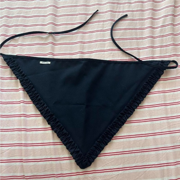 Sandy Liang Accessories - Sandy Liang Navy Cedro Bandana